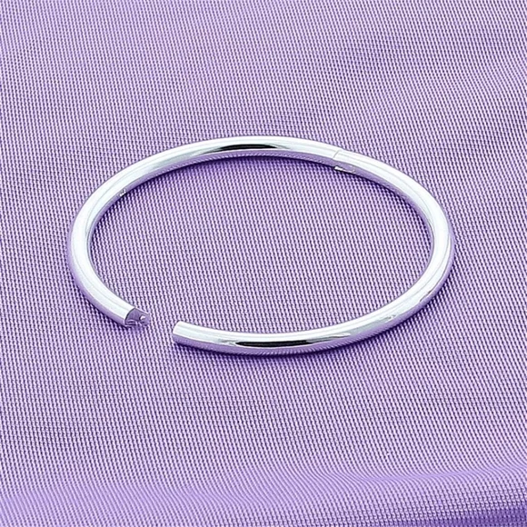 NEW Classic Hinged Bangle Bracelet | 925 Sterling Silver - Picture 10 of 12